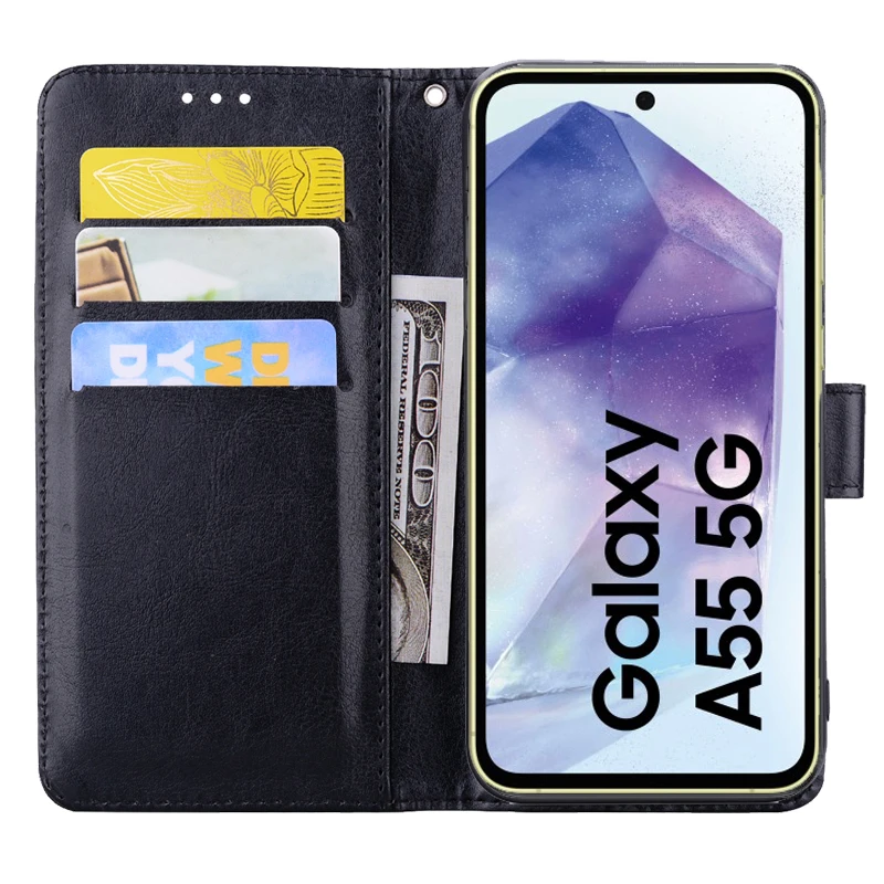 For чехол на Samsung Galaxy A55 5G SM-A5560 Case Wallet Capa Phone Cover For Telefoonhoejes Samsung Galaxy A35 5G SM-A3560 Funda