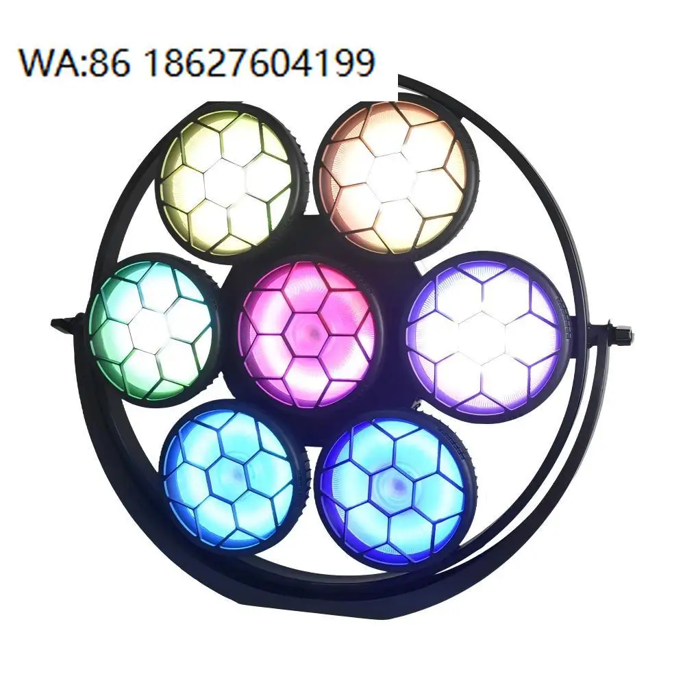 7X50W COB Blinder Light Strobe Horse Racing Effect DMX512 Lamp for DJ  Club Wedding Party