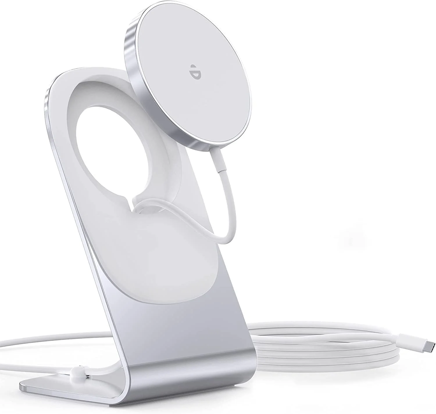 

Быстрая зарядка Вертикальное беспроводное зарядное устройство 15 Вт Магнитная беспроводная зарядка Подходит для зарядки iPhone 16/15/14/13/12