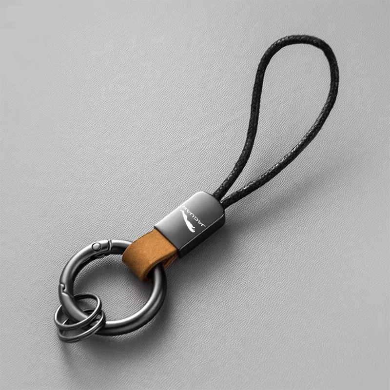 Car Logo Keychain Key Ring Pendant Auto Accessories for Jaguar XFL XEL E-PACE F-PACE F-TYPE XJ I-PACE X-X16 XE XK C-X75X-TYPE view 6