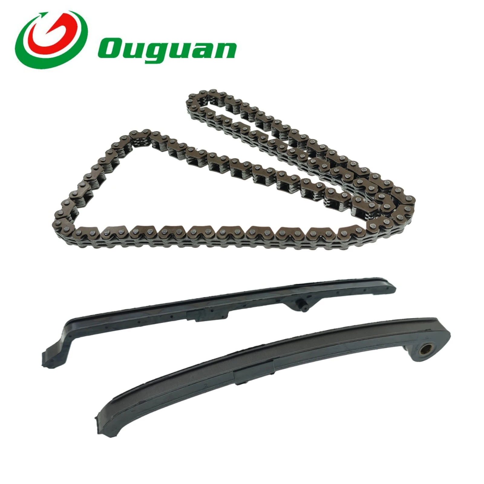 

ouguan for Zongshen CB250 CB 250 ZS165FMM KAYO LONCIN LC166fmm 3*4 104L 104 Links Timing Chain Tensioner Layer Guide Set