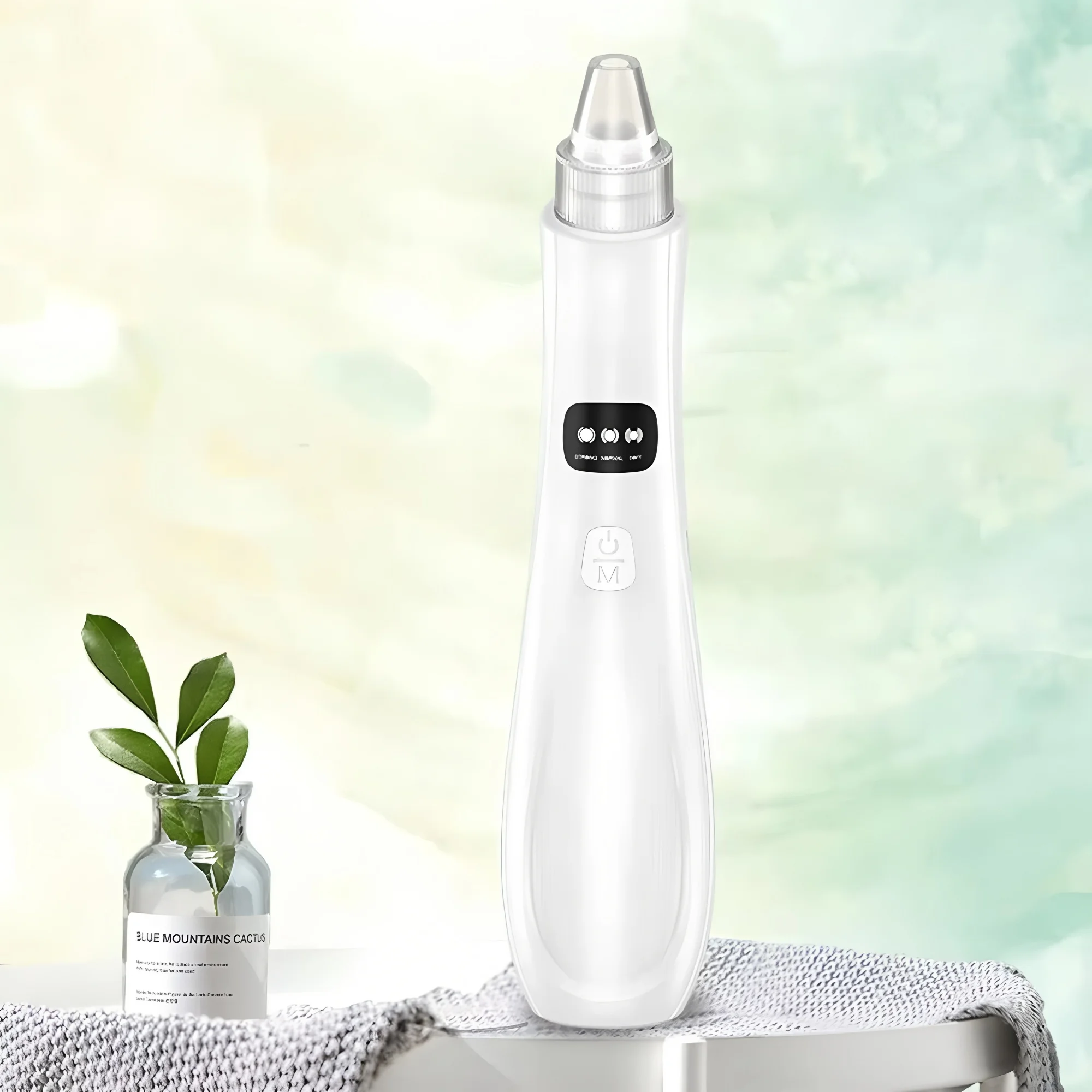EMS Ultrasonic Skin Scrubber Vibration Facial Spatula Peeling Shovel Ion Acne Blackhead Remover Clean Cavitation Face Massager
