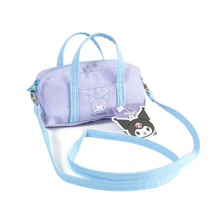 Anime sanrio mochila olá kittys minha melodia kuromi bonito portátil crossbody saco boneca kawaii dos desenhos animados hangyodon crossbody