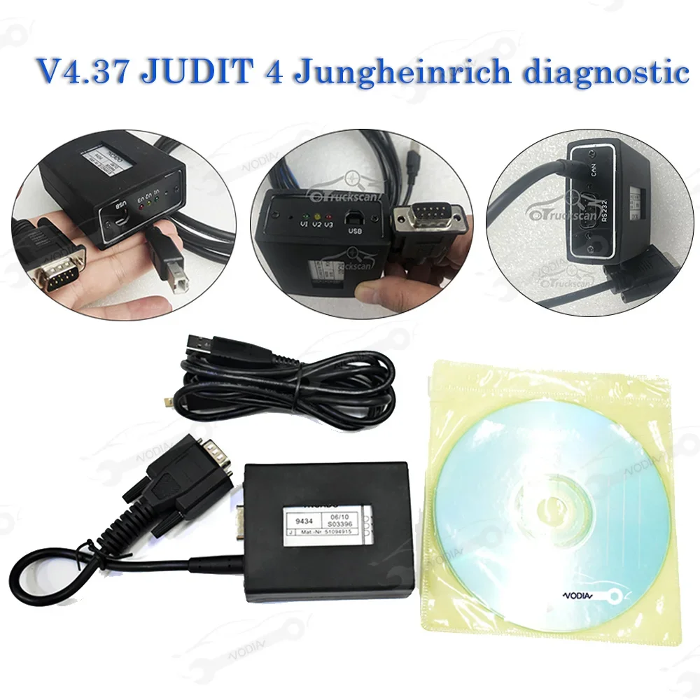 for JUDIT 4 Jungheinrich Judit box Incado JUDIT SH&ET Read Change parameter forklift Truck auto Diag tool