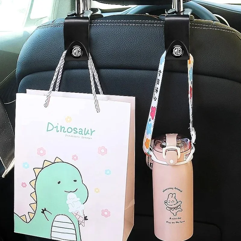 Headrest Bag Hanger Seat Back Storage Organizer Car Bag Holder For MG ZS MG4 EV MG HS MG3 MG5 EV Marvel R MG ONE MG6 MG ZS EV