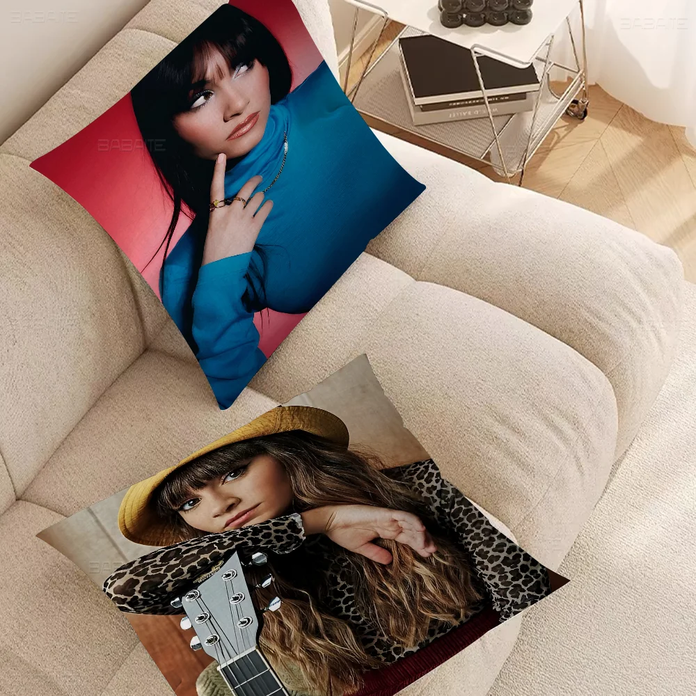 

Aitana Ocana Singer Cushion Cover Pillow Cover Decor Pillowcase Printed Cushion Case For Couch