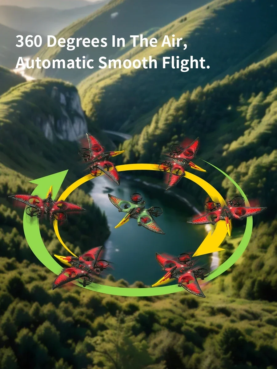 Remote Control Aircraft EPP Foam Glide Airplane Simulated Pterosaur Kids Flying Toy RC Drone Dinosaur Fixed Wing Plane Boy Gifts