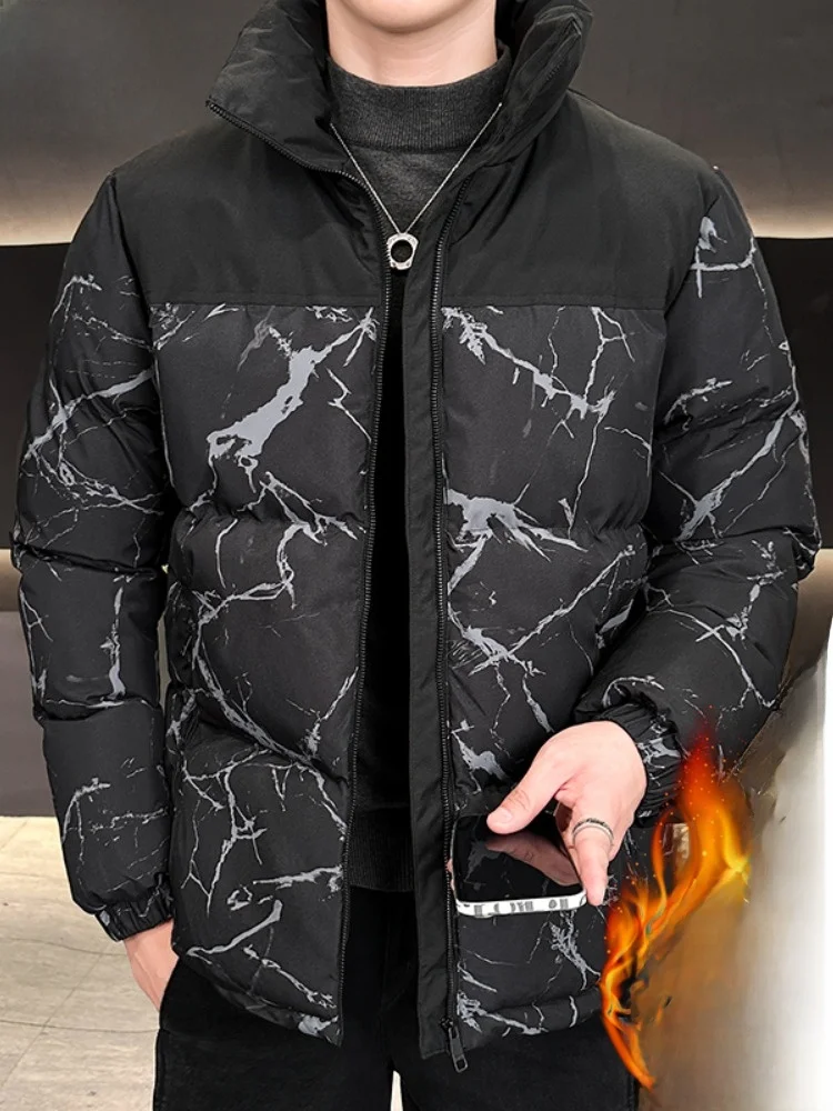 

Paul Мужская зимняя хлопковая куртка с воротником-стойкой и воротником-стойкой, верхняя одежда Spor Bread Sle, модное городское молодежное пальто