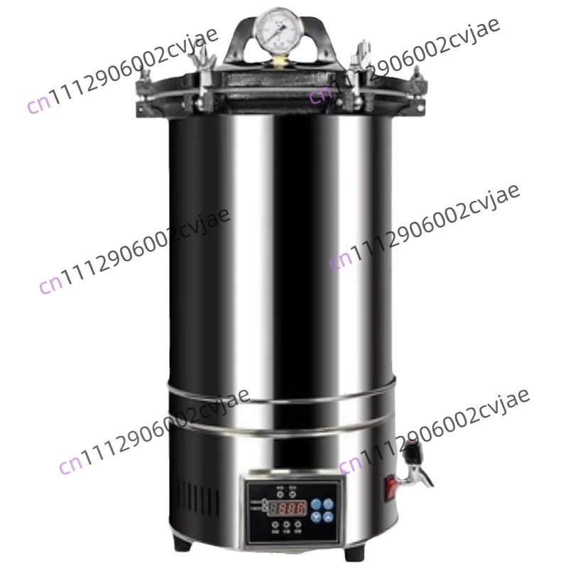 Portable Stainless Steel Sterilizer High Pressure Steam Sterilizer Medical Aesthetic Clinic High Temperature Small Laboratory