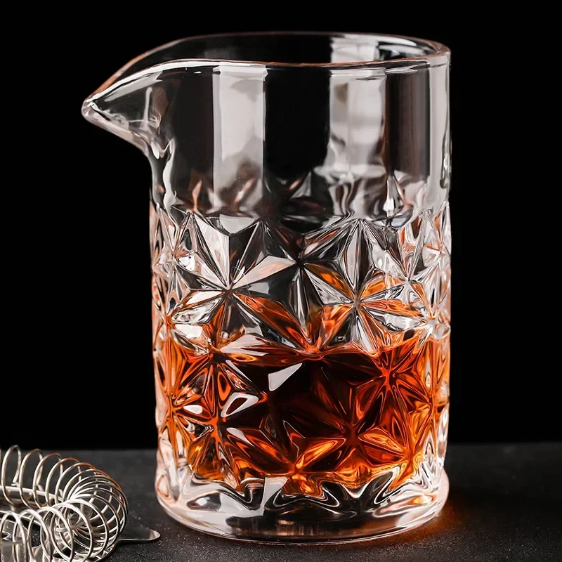 Japanese Crystal Cocktail Glass Cup, Home Bar, Mixing Blending Cups, Bartending Tool, Bartenders Mixer, Wine Dispenser, KTV