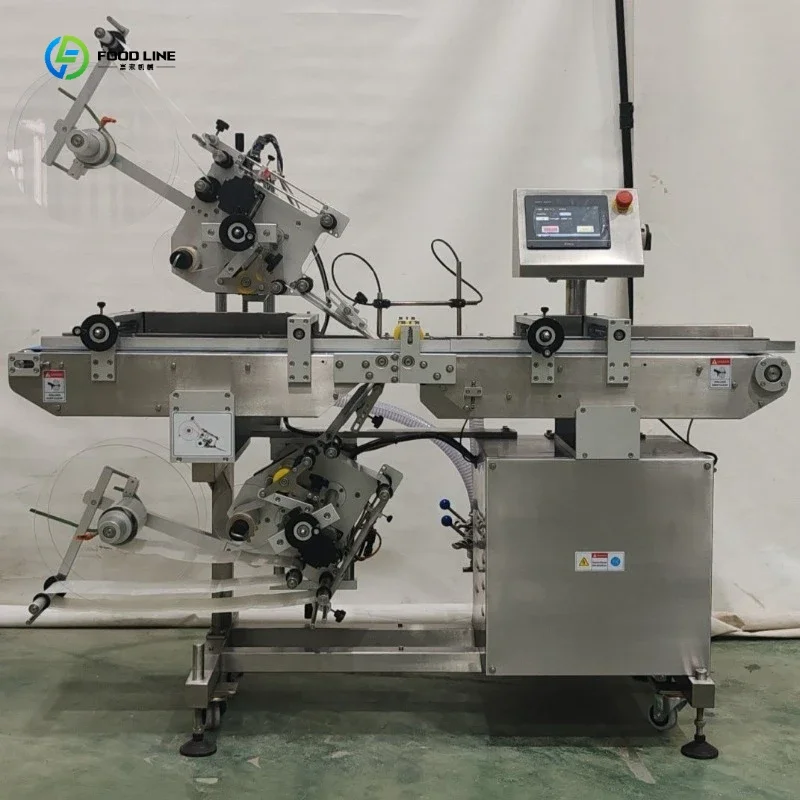 Labeling Machine Self Adhesive Sticker Labeling Machine For Cosmetic Bottle Box FL Customized