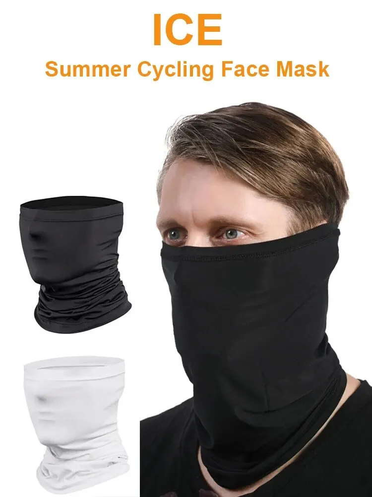 AliExpress Summer Breathable Cycling Headwear Ice Silk Anti UV Face Cover Quick-dry Outdoor Sport Running Scarf Men Women Fishing Mask