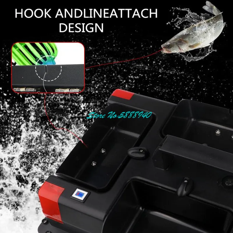 100GPS Positioning Waterproof Remote Control RC Bait Boat 500M 2KG Auto Return Cruise 7 Color LED Light 3Hopper RC Fishing Boat