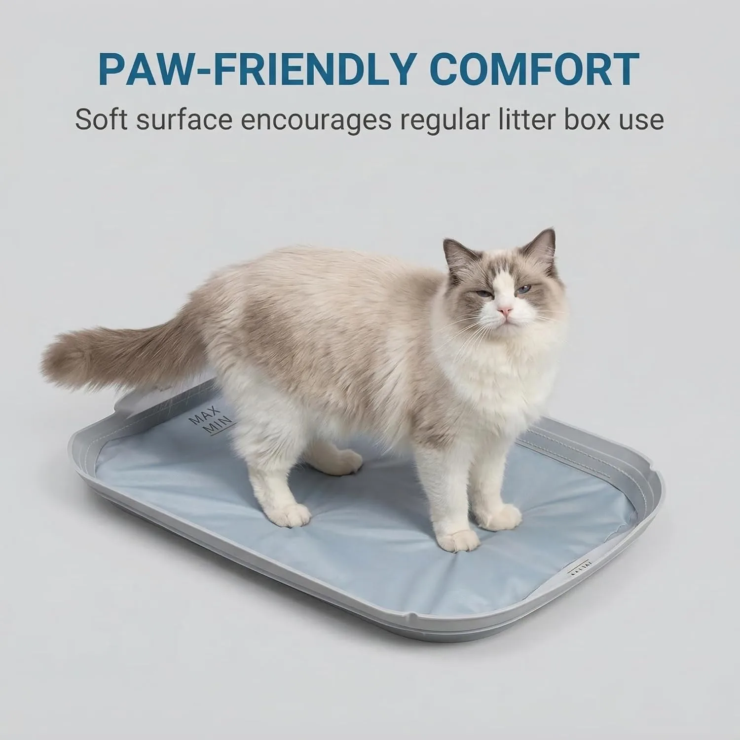 Smart Katzenstreu Box Zubehör Wasserdichte Pad Weiche Stoff Becken Weiche Matte Abnehmbare Liner Für 95L Automatische Katzenstreu Box tuya – Detail 6