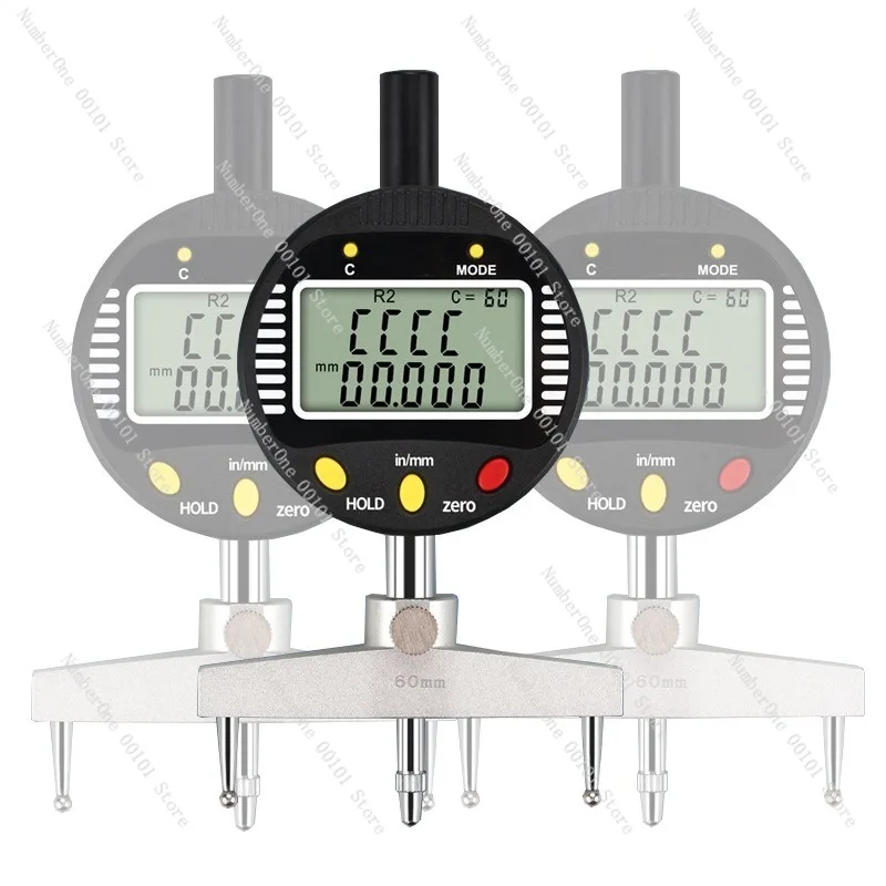 Precision Electronic Digital Radius Gauge Arc Measurement Tool R Gauge Circular Fillet Curve Inspection Measuring Range 5-700mm