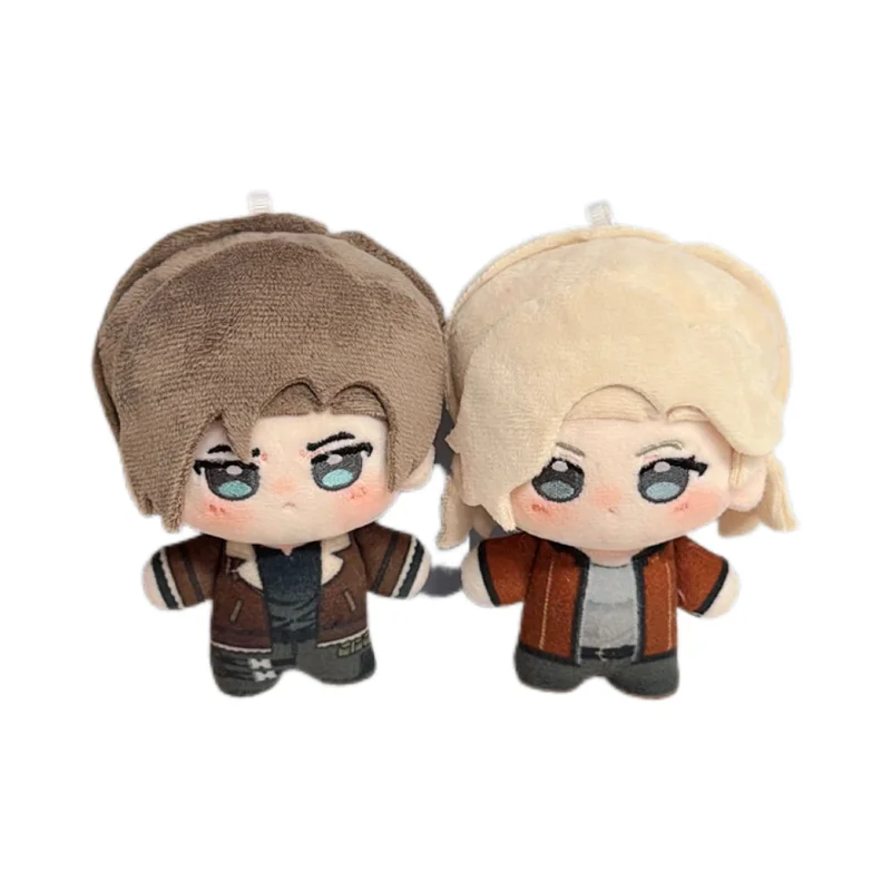 Resident Evil Leon.Scott.Kennedy Grace Ashcroft 10cm Anime Figures Plush Cosplay Dress Up Cotton Doll Toys for Kid Birthday Gift