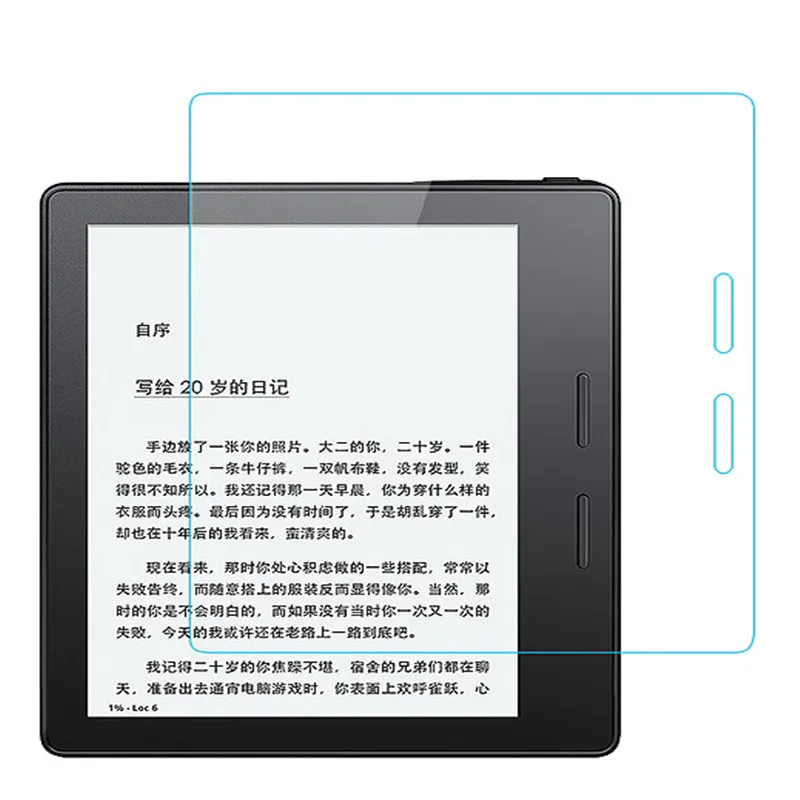 Protetor de tela de vidro temperado para amazon kindle oásis 2019 7.0 polegadas tablet película protetora