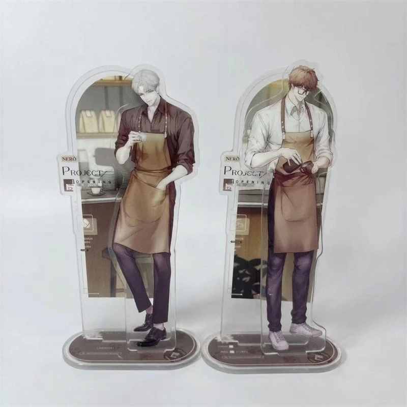 Anime Nerd Project Luke Andrew Cosplay Acrylic Stand Model Desktop Figure Ornaments 2Pcs Accessories Decoration Display Props