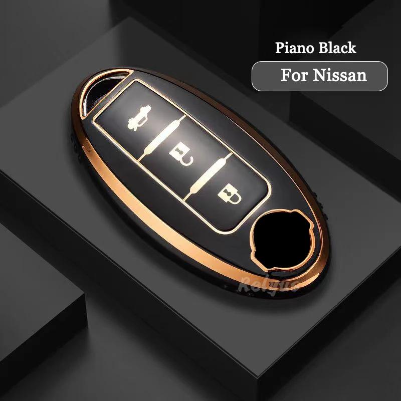 

TPU Car Key Case Shell for Nissan Qashqai X-Trail T31 T32 Juke J10 J11 Tiida Pathfinder Kicks for Infiniti Car Key Cover Holder