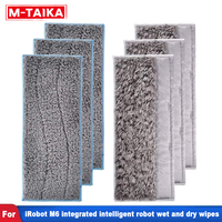 3PCS Washable Wet Mopping Pads For iRobot Braava jet m6 Robot Mop Dry Sweeping Pads