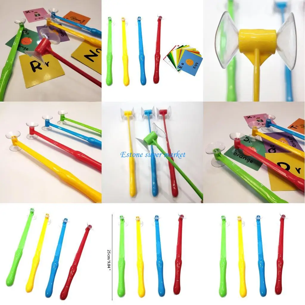 

090B Educational Multi-Player Hammering Toy with Suction Cup for Head Preschool Props