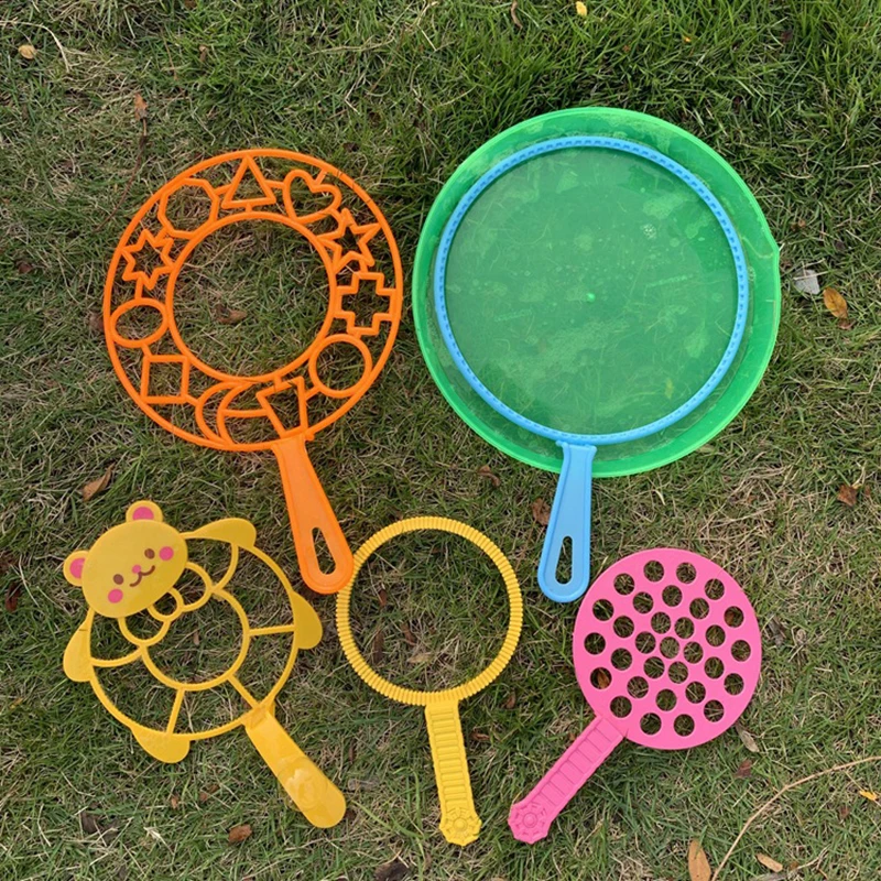 1PC Outdoor Parent-child Interaction Props Children Big Bubbles Wand Kit Kids Toys Fancy Bubble Circle Props