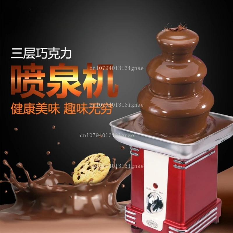 

Машина для шоколадного фонтана Коммерческая мини-автомат для шоколадного соуса-водопад Шведский стол Отель Машина для растворения целлюлозы