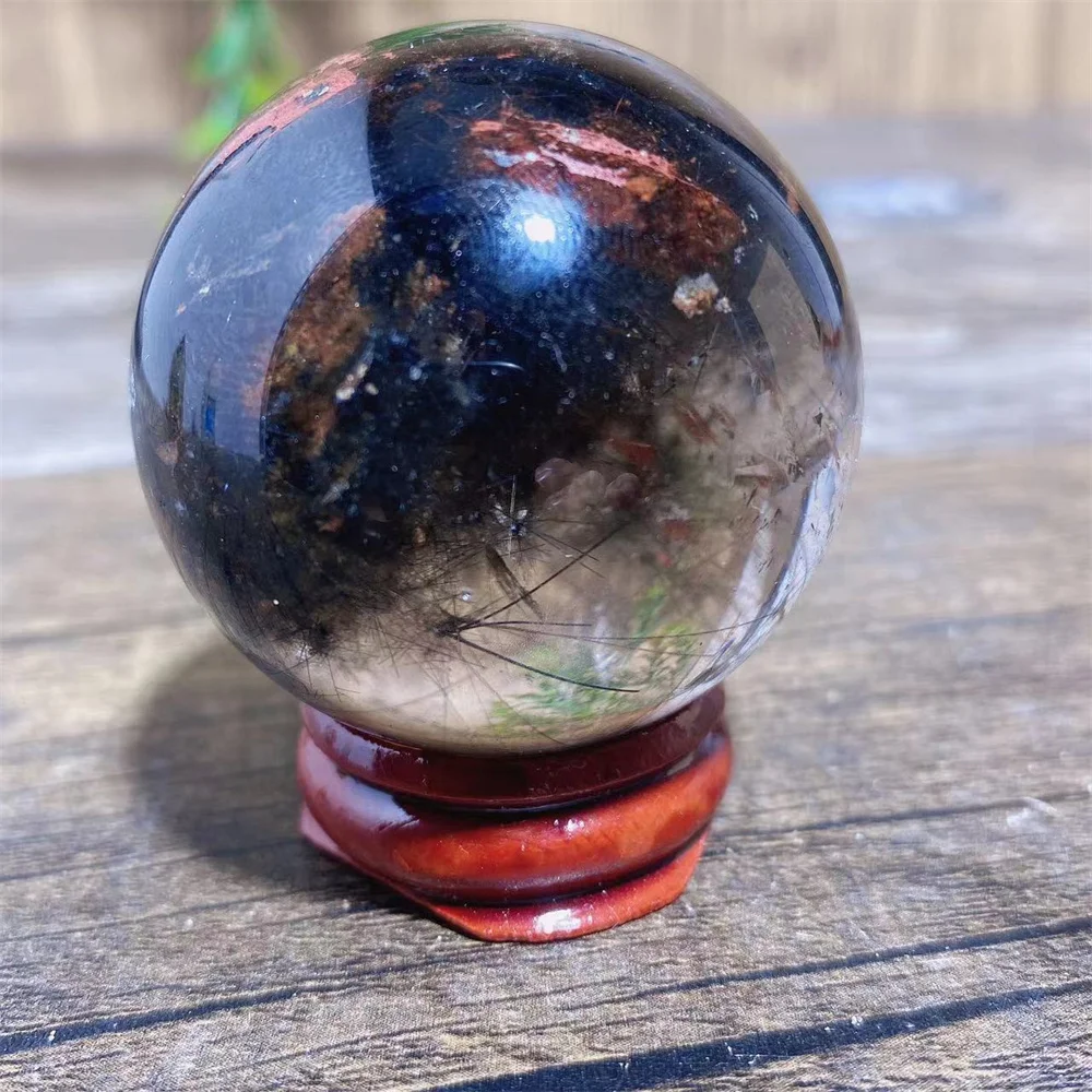 Natural Crytsal Garden Quartz Ball Sphere Beauty Stone Minerals Beauty Healing High Quality Reiki Decoration+ Stand
