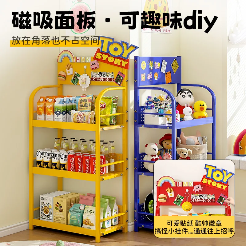 غرفة المعيشة، غرفة النوم، الدراسة، لوحة خلفية سميكة، أربعة طوابق زرقاء، خزائن من الأرض إلى السقف، خزائن