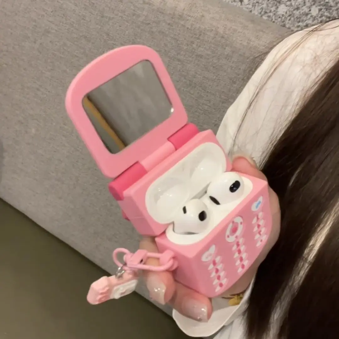 Новый телефон Hello Kitty, подходящий для Apple AirPods 4, защитный чехол для наушников Bluetooth 1/2 поколения, мягкий чехол с защитой от падения Pro3