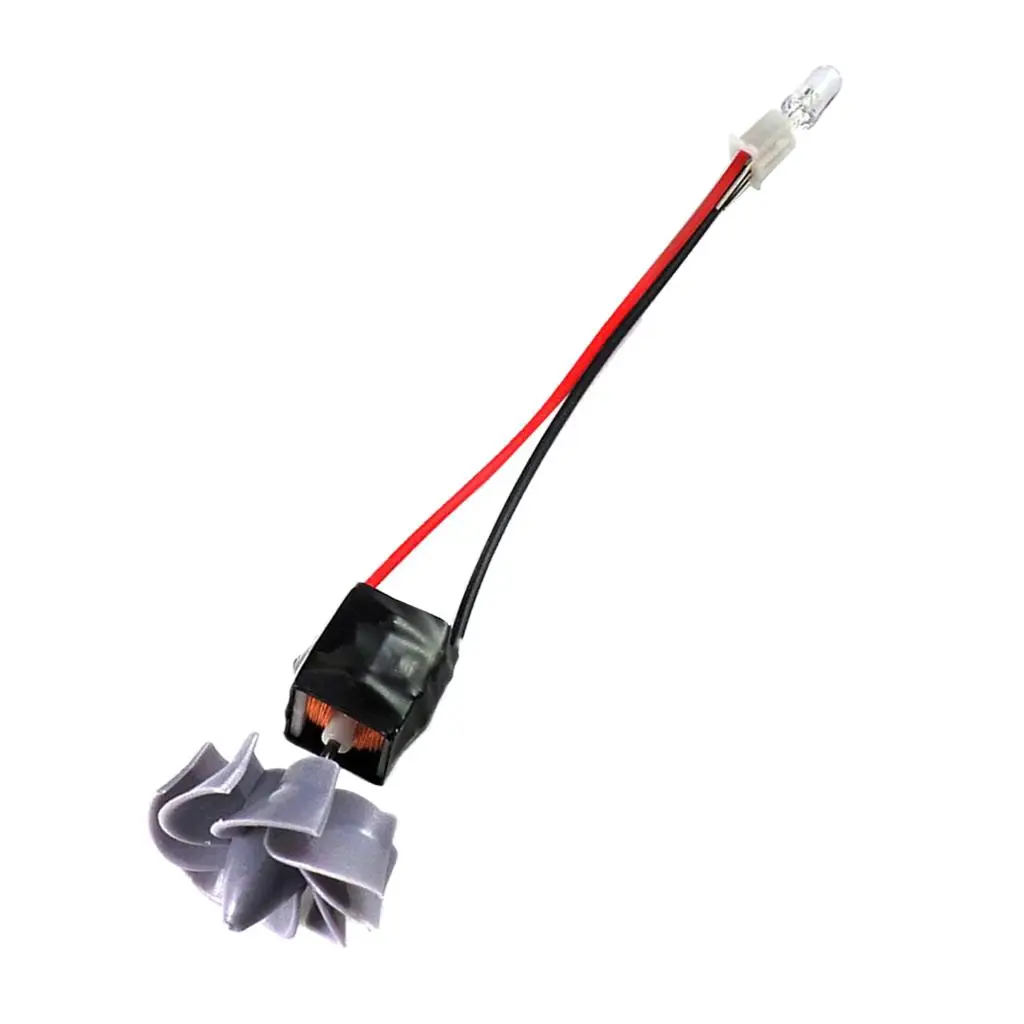 Mini Wind Turbine Generator Set Plug and Play Classroom Wind Power Model DC Output for Physics Lessons