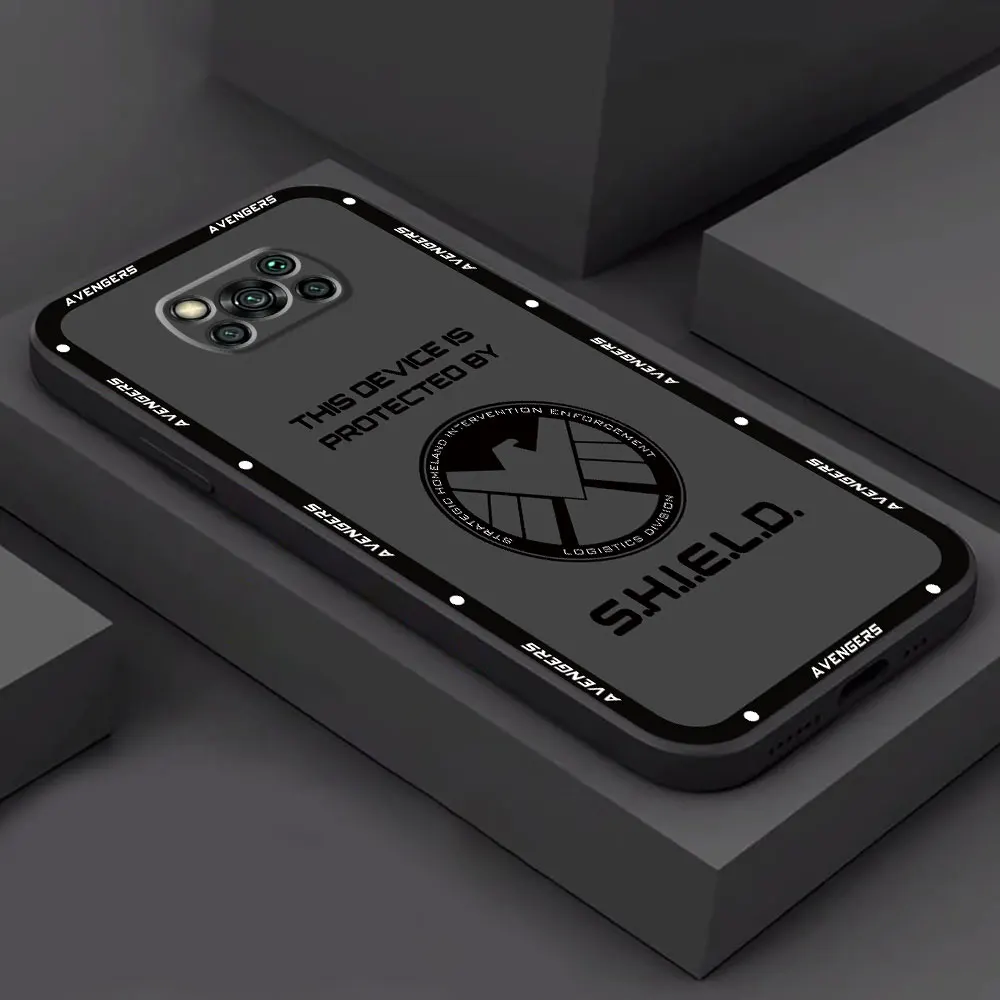 Marvel Logo TPU Soft Cover Bag Phone Case for Poco M4 Pro 5G X4 Pro 5G X4 GT F1 C50 C51 C40 M3 X3 NFC M5 F5 F3 GT X5 X3 Pro F4 image 4