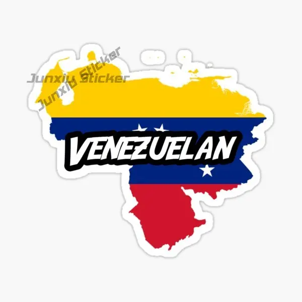 VENEZUELA Flag Scenic Travel Decal Vinyl Car Sticker Car Truck Vehicle Car Accessories