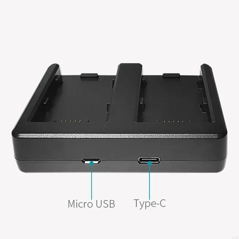 Two Slot Micro USB and Type-C forKomery Camera RX200 Battery Charging