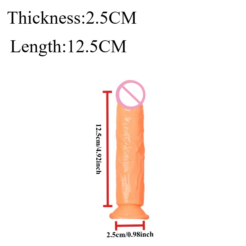 Cheap 5 Colors Small Transparent Dildo Suction Cup Jelly Dick Women Erotic Anal Sex Toys Soft Clitori Vaginal Masturbators Penis view 4