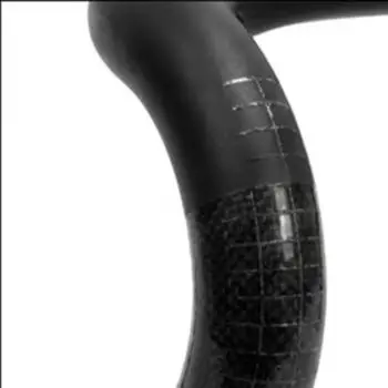 Carbon Fiber Bicycle Handlebar Bicycle Handlebar Carbon Fiber Handlebar UV Reflective Marking 40mm Lift Height