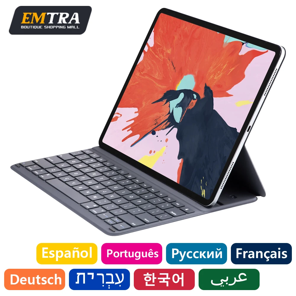 

Магнитная клавиатура Magic Keyboard для iPad 11th 2025 Air 6 11in 13in Bluetooth-клавиатура Беспроводная для iPad Air 4 5 6 Pro 11 12.9 Чехол-подставка