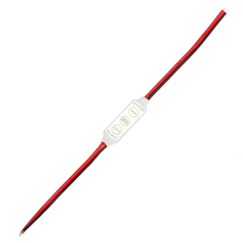 Wired Control Module com flash estroboscópico para carro ou casa, LED Strip, lâmpadas, 5x12V