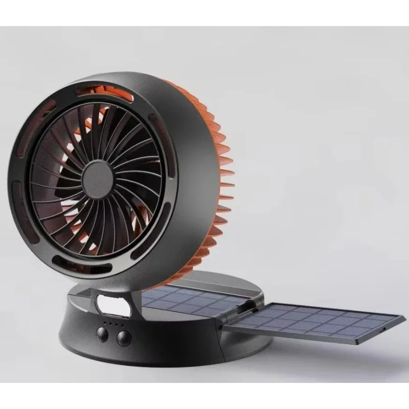 

Tom AutoMultifunctional Electric Table Fan Portable Home Air Cooler USplit Solar Fan Function Mechanical Hotel Outdoor