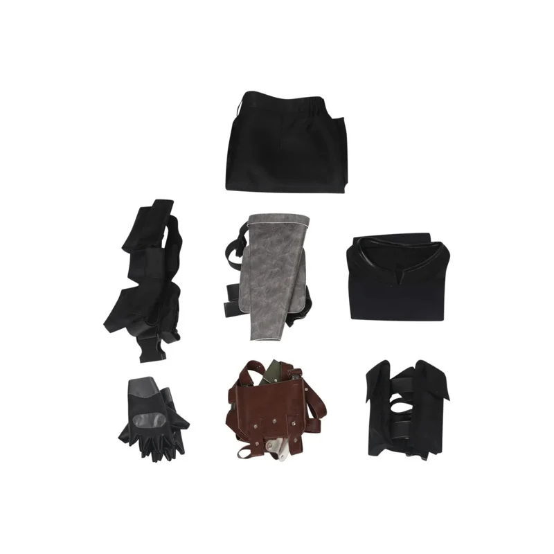 레온 코스프레 남성 코스튬 게임 레지던트 4 요원 롤플레이 판타지아 의상, 남성 변장 할로윈 카니발 파티 의상