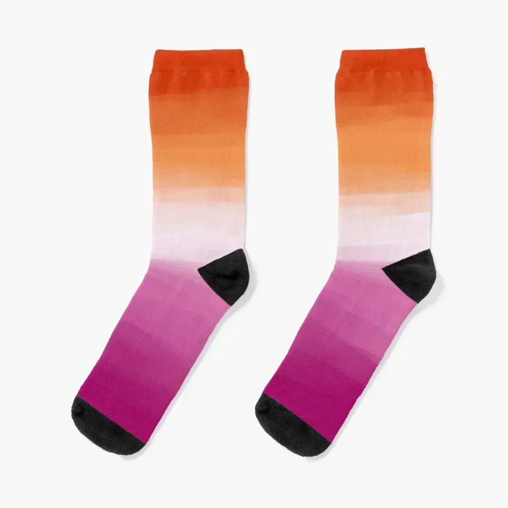 

Lesbian Pride Socks cool anime anti-slip Mens Socks Women's