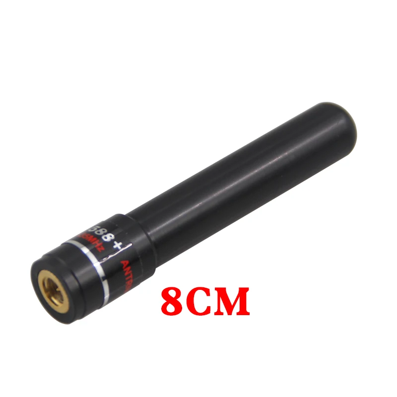 

XX-588+ walkie-talkie short antenna high gain handheld, thumb high-frequency signal booster head device UV dual-segment 8CM SMA