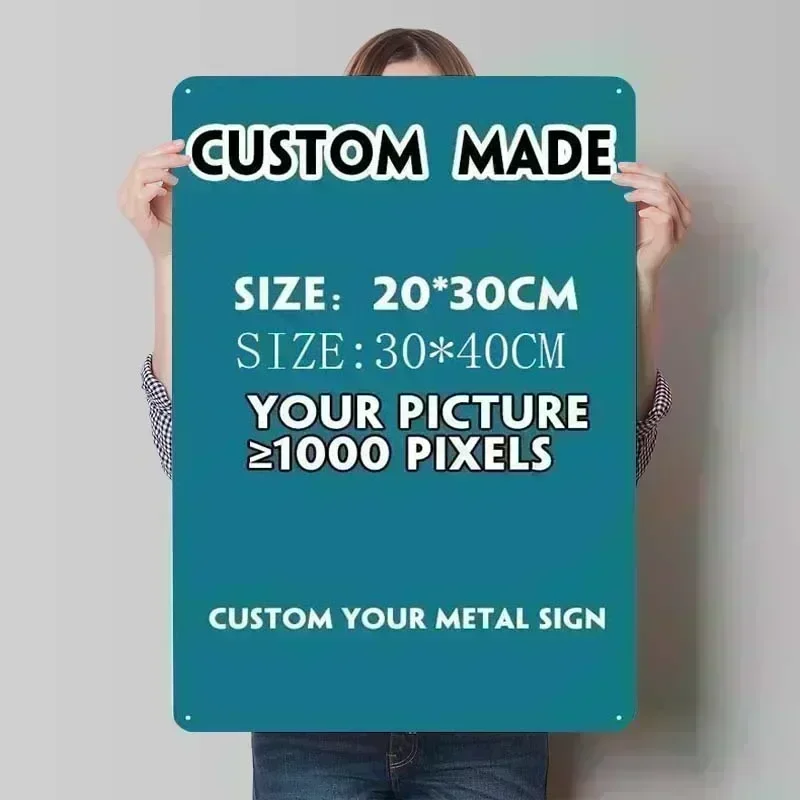 العين المقربة مع علامة معدنية قزحية خضراء اللوحة ملصق جدار الفن جدارية تخصيص القصدير اللوحة ل جدار الفن الديكور الرجعية #6