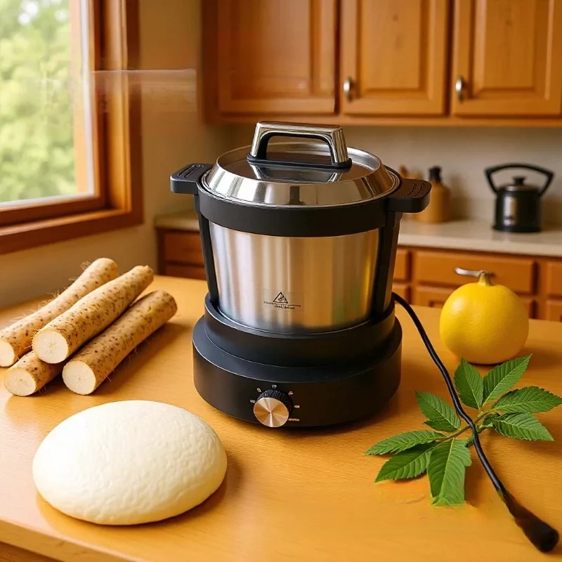 6L/12L Household Commercial Swallow Maker Africa 800W Cooking Mixing Pounded Yam Fufu Machine Premium 220V Swallow Banku Maker
