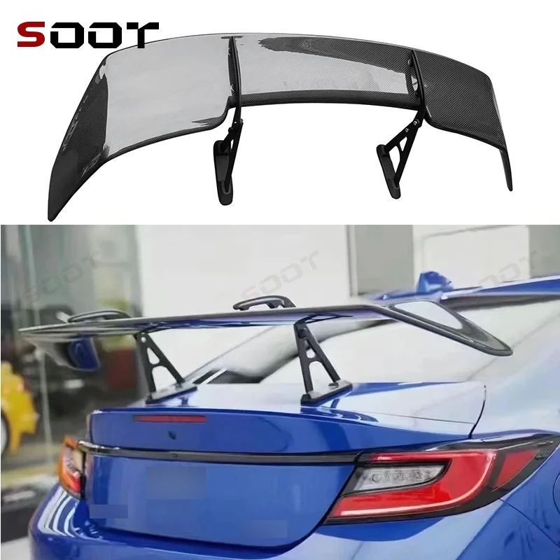 لتويوتا GR86 GT86 سوبارو BRZ ألياف الكربون الذيل زعانف الخلفي الجذع المفسد دليل الجناح الخلفي الجناح سيارة الجذع كلبشة قطع غيار السيارات #1