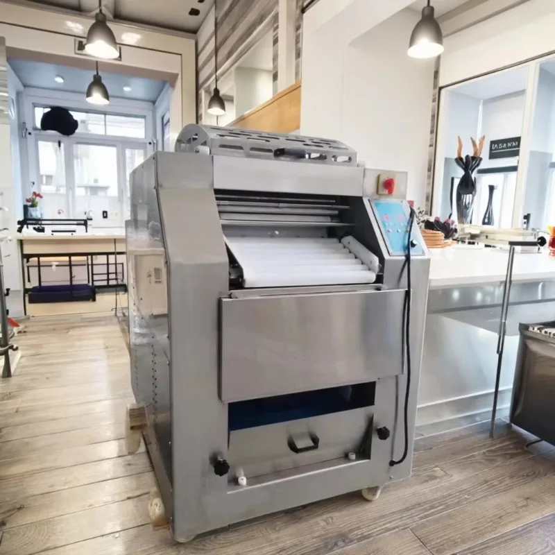 Fully Automatic Dough Sheeter Machine Industrial Grade Dough Rolling Equipment with Precise Thickness Control for Bakery Use