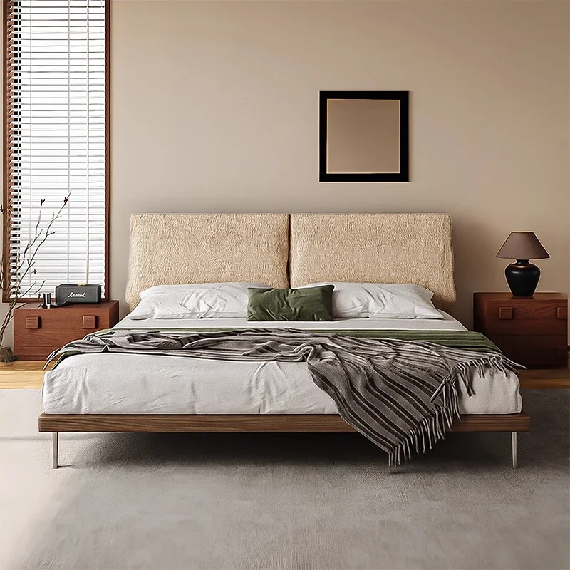 Modern Australia Double Bed Size Couples Large Frame Luxury Double Bed Adults Modern Metal Cama Matrimonial Furniture For Home