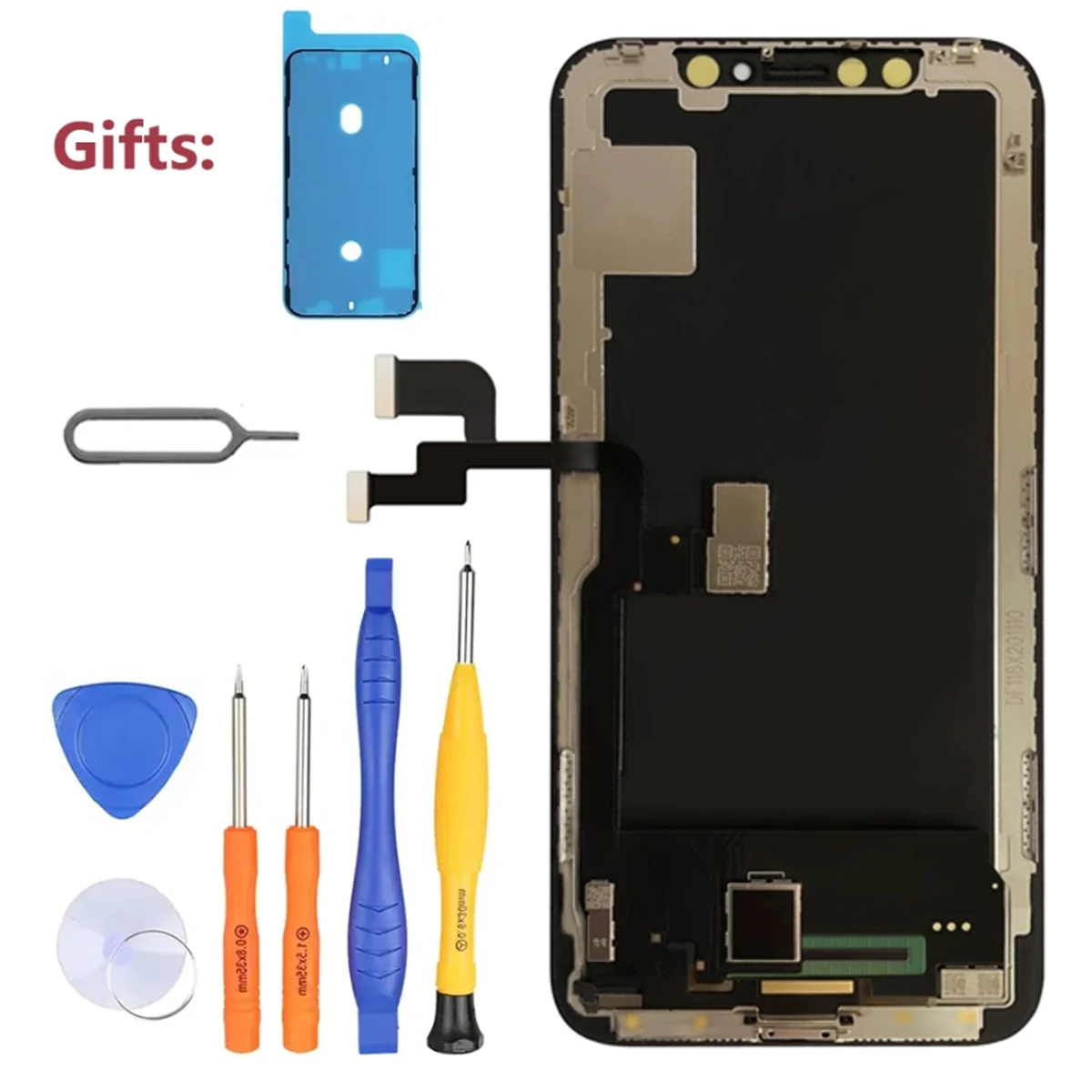 Imagem -02 - Montagem de Tela Lcd Oled para Iphone x Alta Definição Tela Flexível Nenhum Pixel Morto 100 Testado Novo