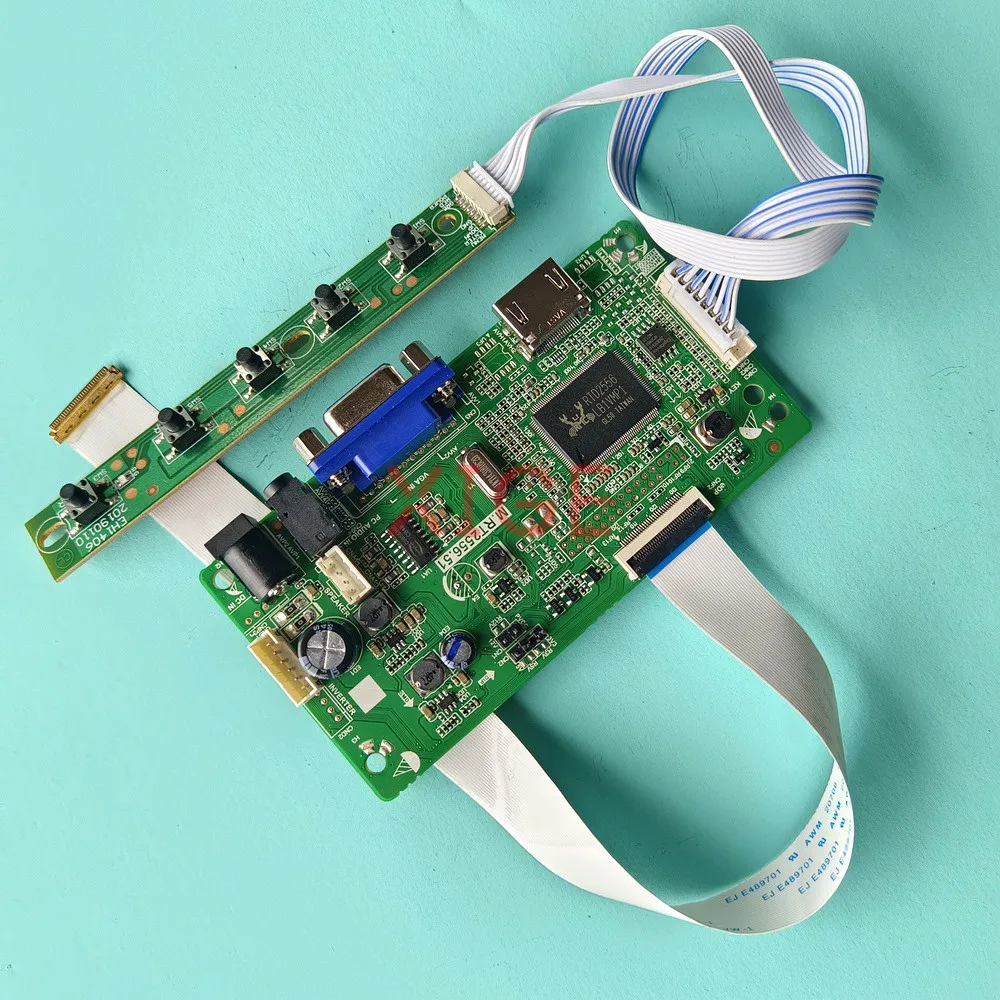 Drive Controller Board Fit NT140WHM LP140WH2 LP140WHU LP140WH1 HB140WX1 LP140WH8 Monitor Panel 30Pin EDP 1366x768 VGA+HDMI Kit