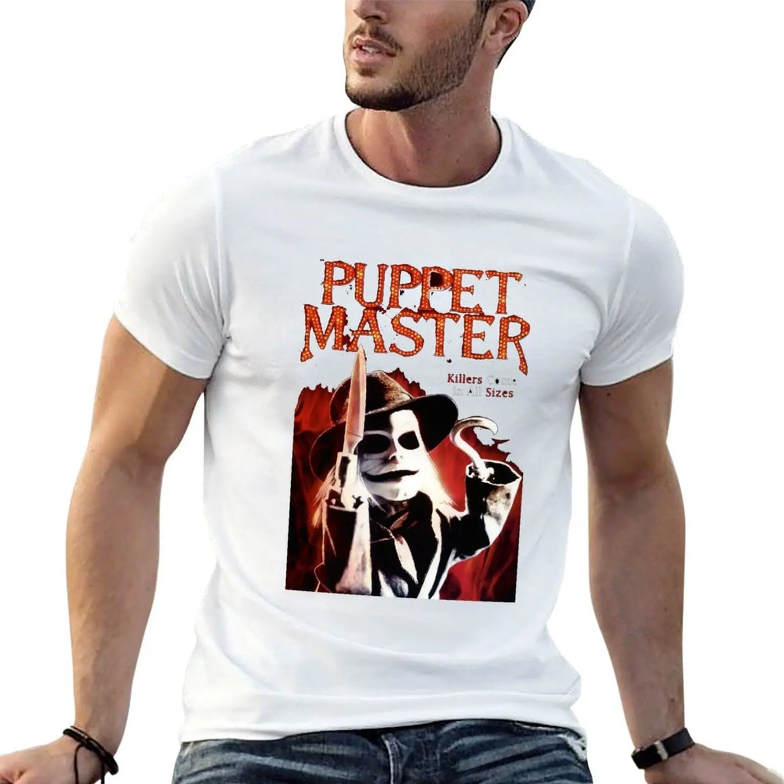 

Puppet Master 1989 Movie T-Shirt t shirt man designer anime t shirts oversize T-Shirt